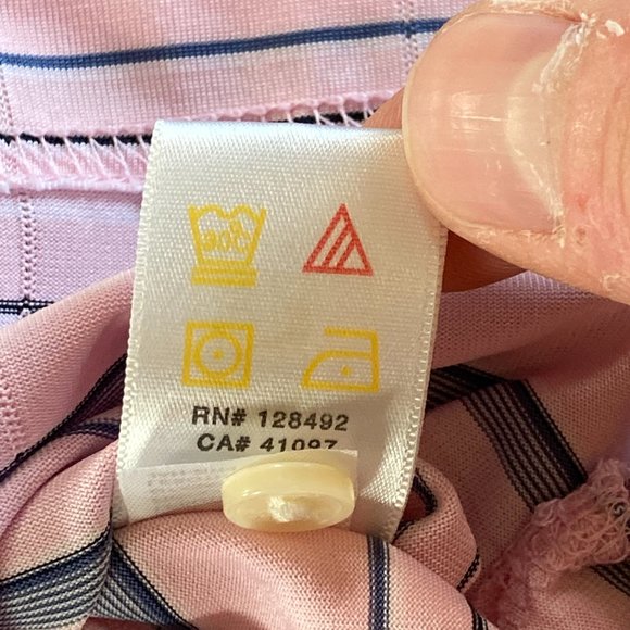 Greg Norman Polo Shirt Mens Adult Large Pink Shark Golfer Golf Rugby - Picture 8 of 12